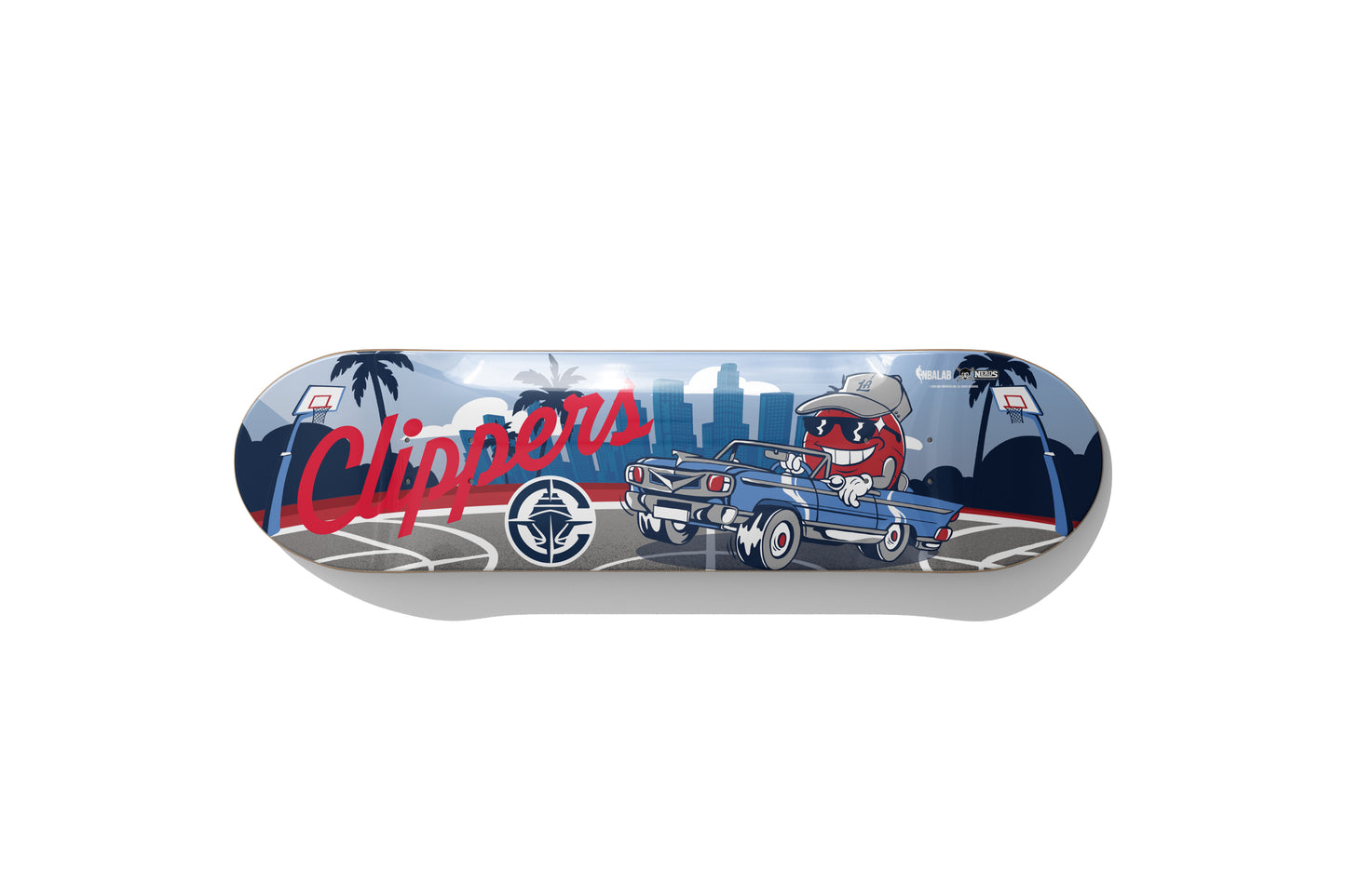 NBALAB LOS ANGELES CLIPPERS CARTOON SKATEDECK