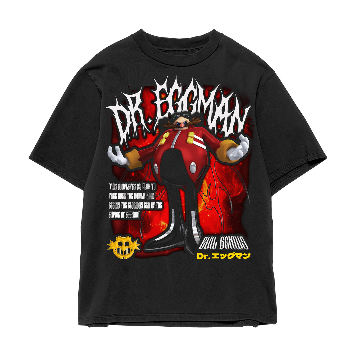 SONIC THE HEDGEHOG EGGMAN JUMBO PRINT SHIRT