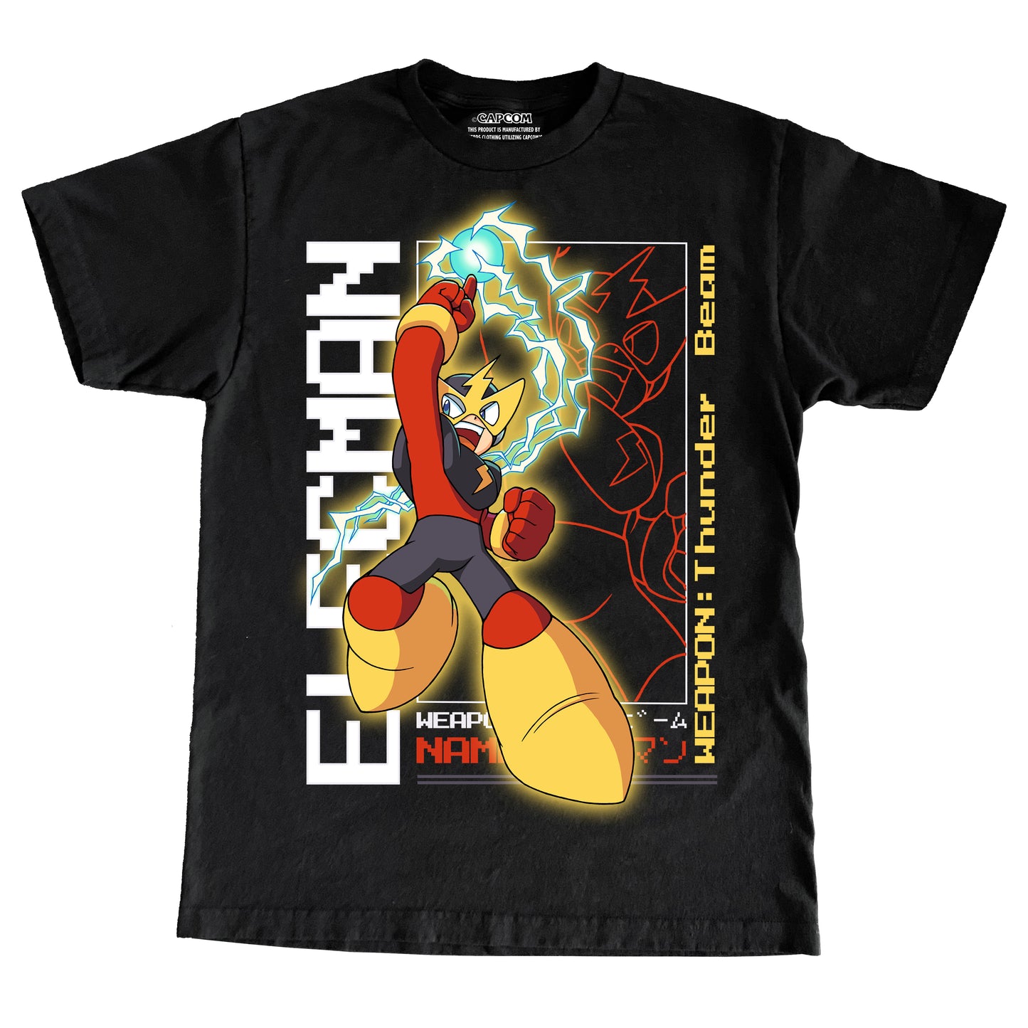 CAPCOM ELECMAN LARGE PRINT TEE