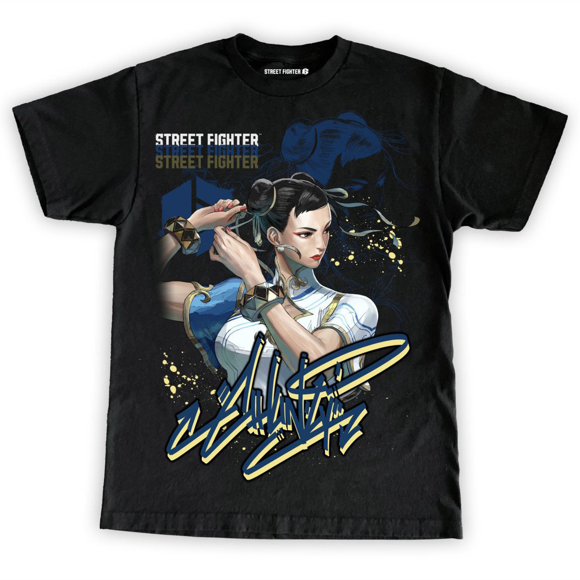 CAPCOM SF6 CHUN-LI "OVERSIZED PRINT" SHIRT