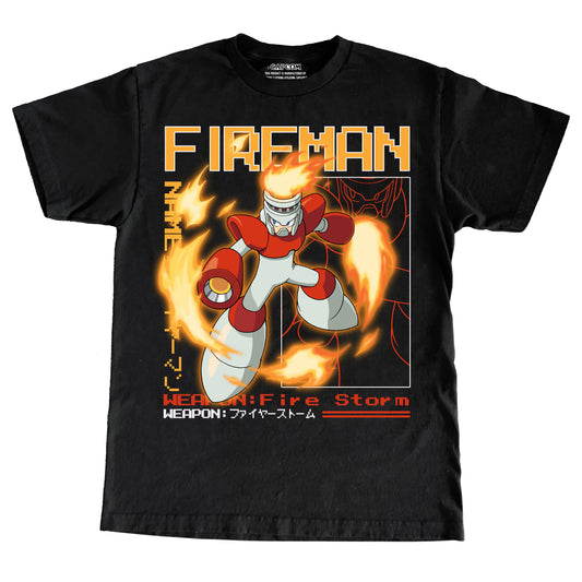 CAPCOM FIREMAN LARGE PRINT TEE