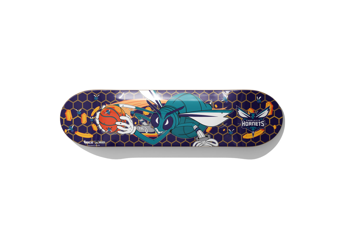 NBALAB CHARLOTTE HORNETS SKATEDECK