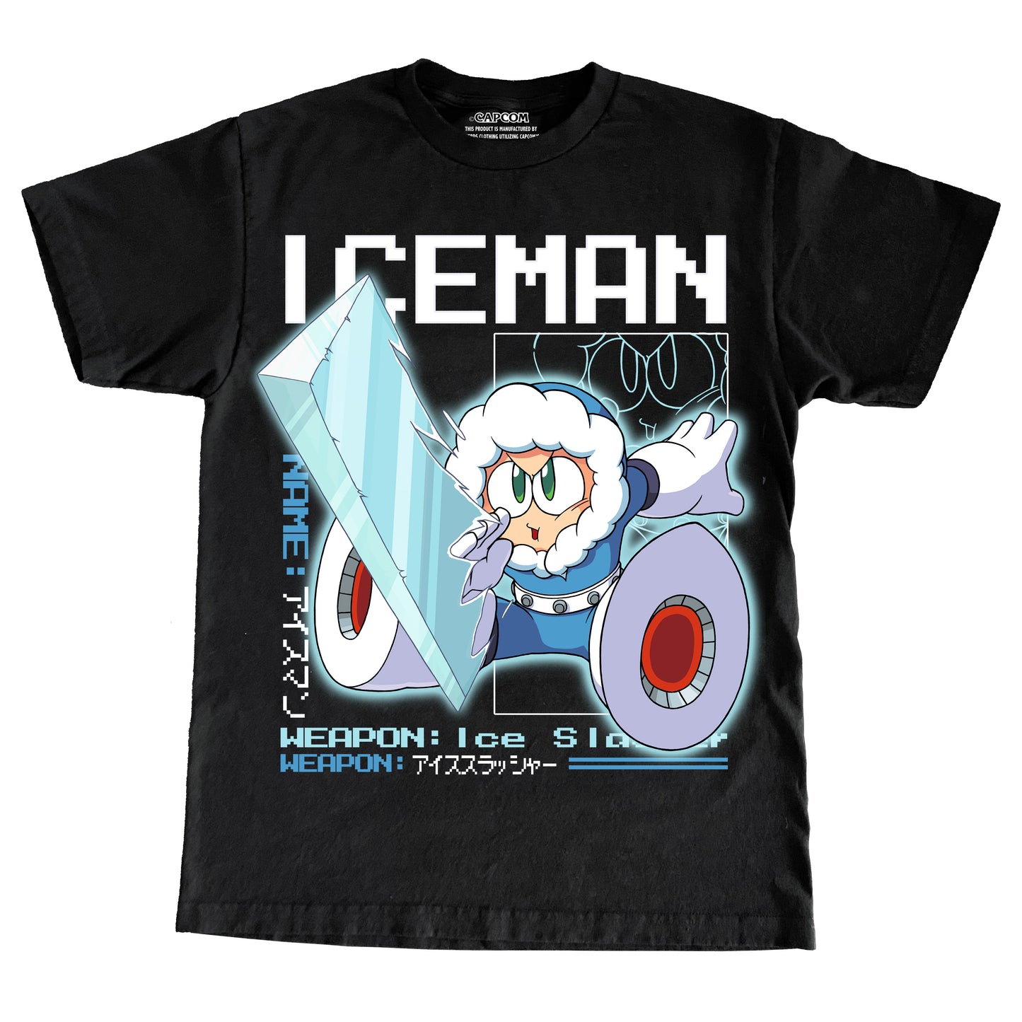 CAPCOM ICEMAN LARGE PRINT TEE