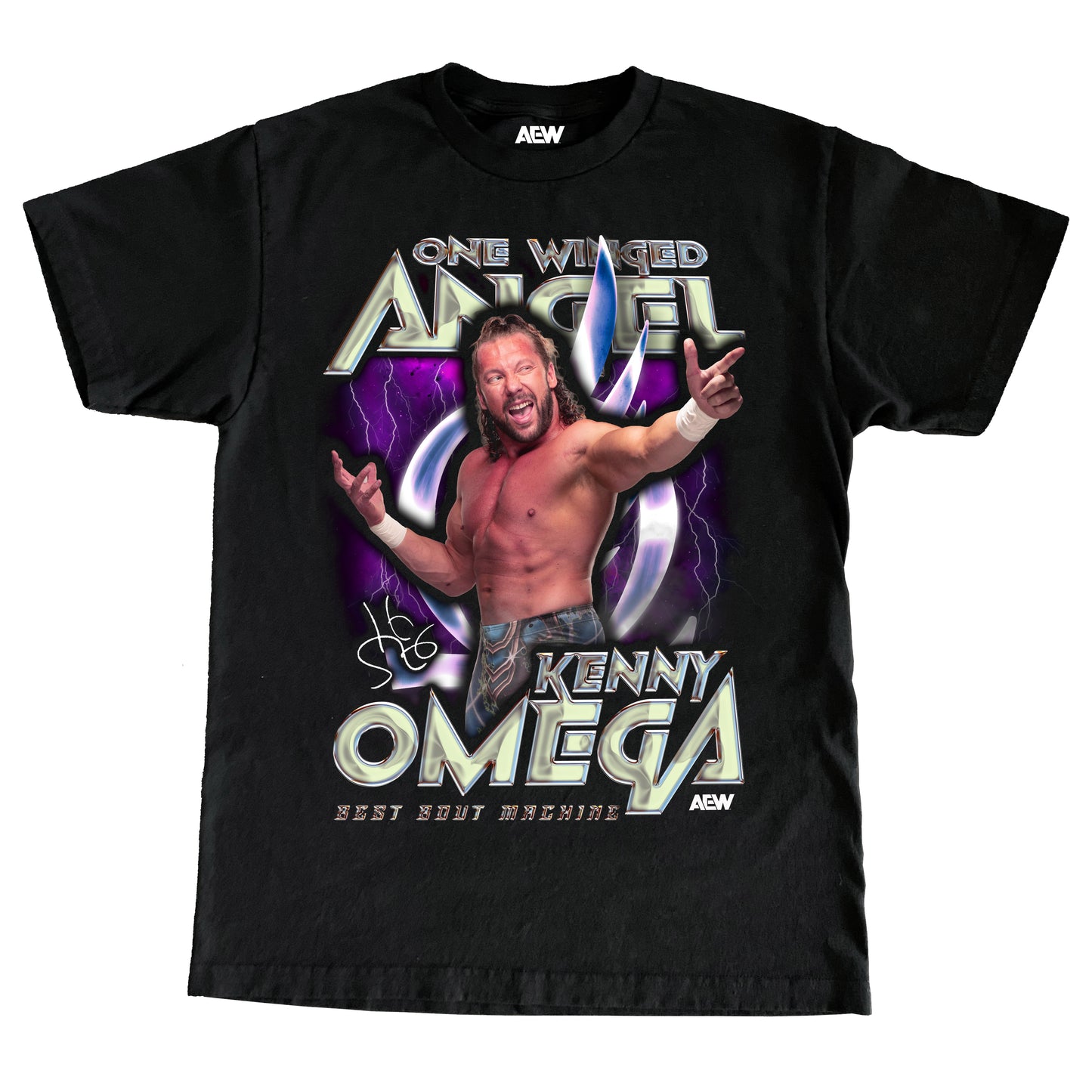 AEW KENNY OMEGA JUMBO PRINT TEE
