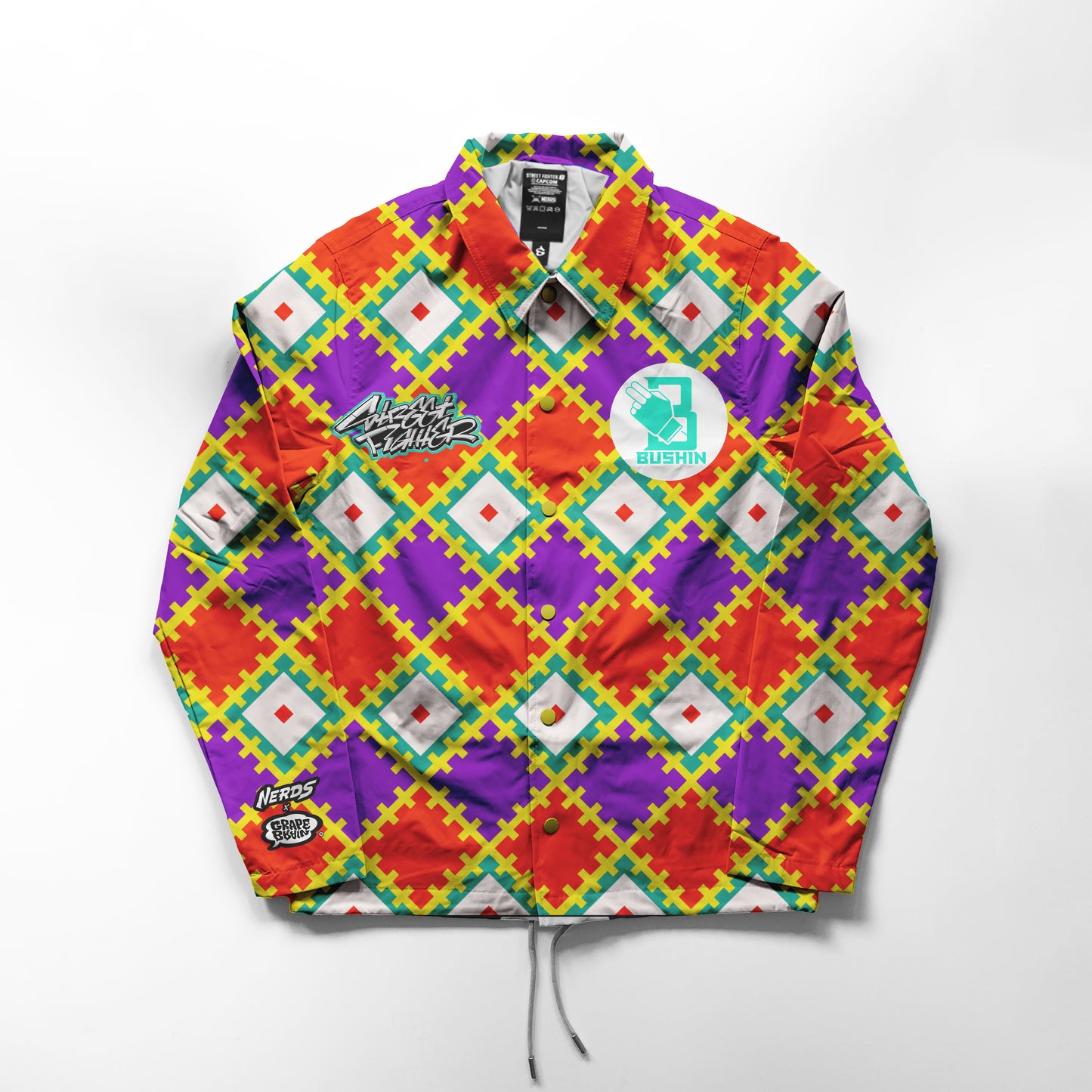 CAPCOM STREET FIGHTER 6 KIMBERLY "GRAPE BRAIN” COACHES JACKET (PREORDER)