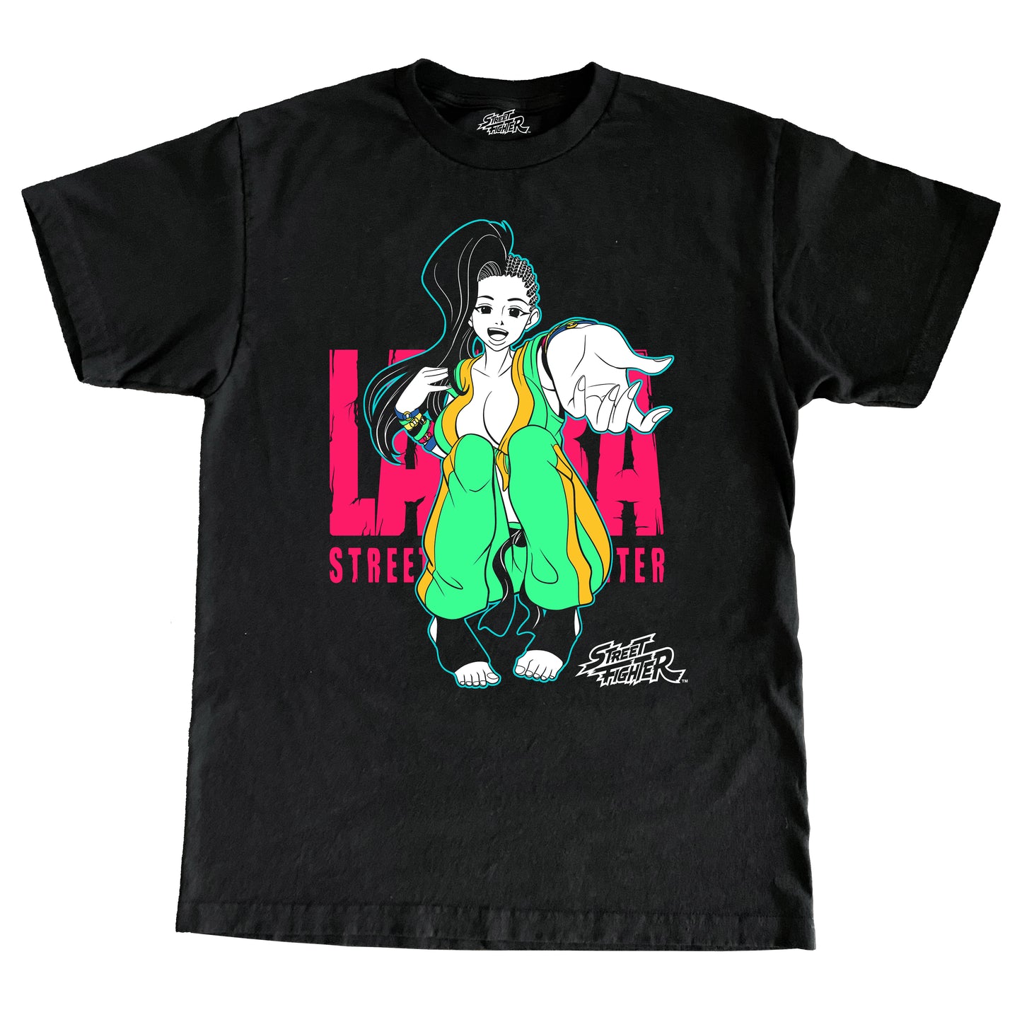 CAPCOM STREET FIGHTER LAURA "PIN-UP" TSHIRT.