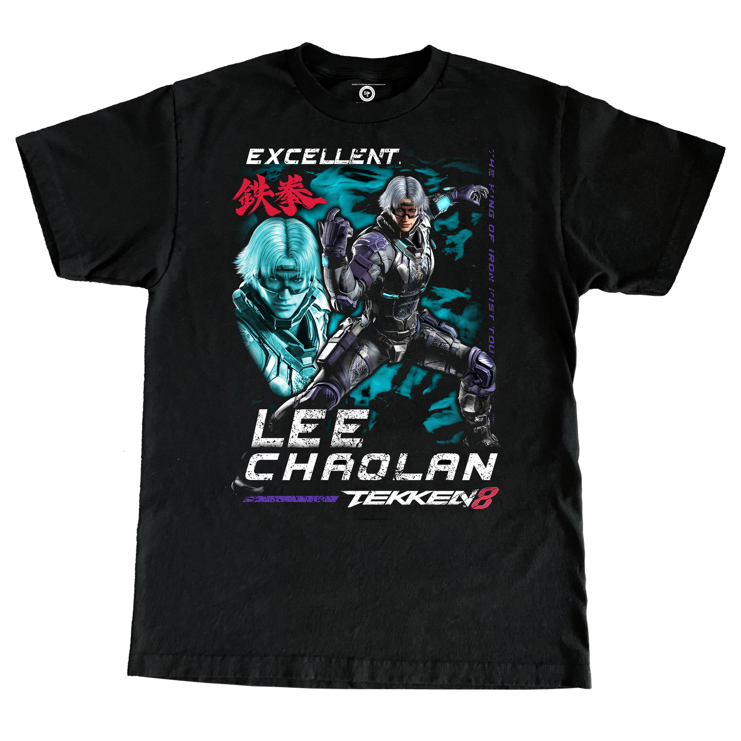 TEKKEN 8 LEE CHAOLAN LARGE PRINT TSHIRT
