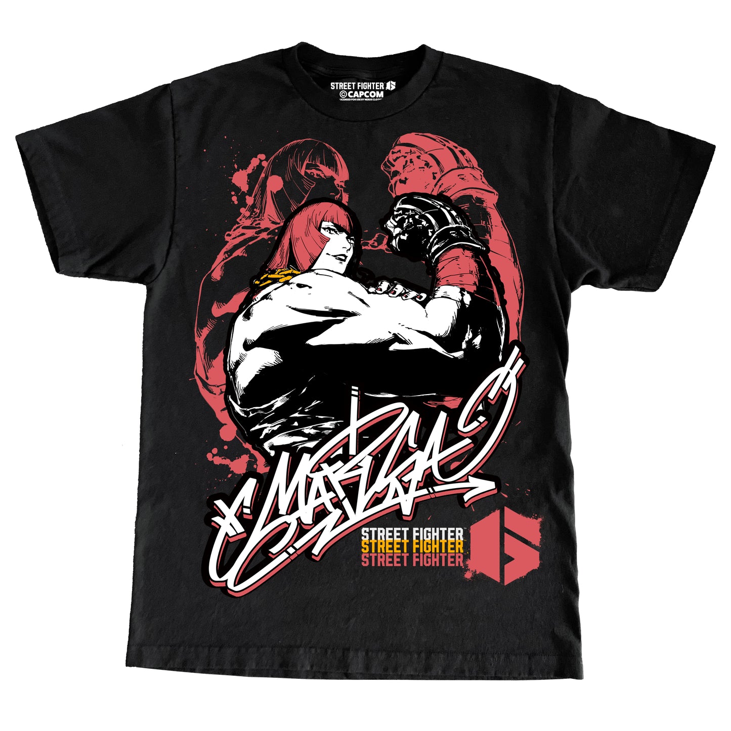 CAPCOM SF6 MARISA "OVERSIZED PRINT" SHIRT