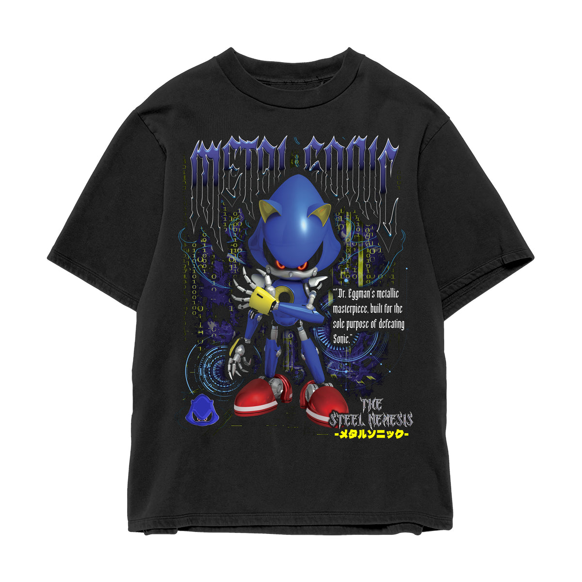 SONIC THE HEDGEHOG METAL SONIC JUMBO PRINT SHIRT