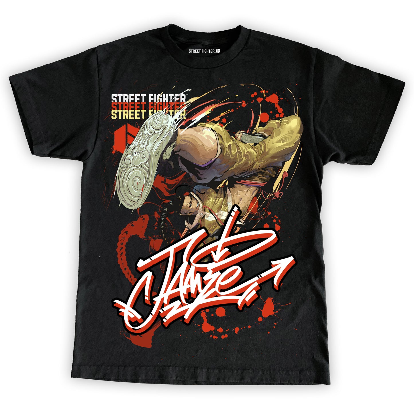 CAPCOM SF6 JAMIE "OVERSIZED PRINT" SHIRT