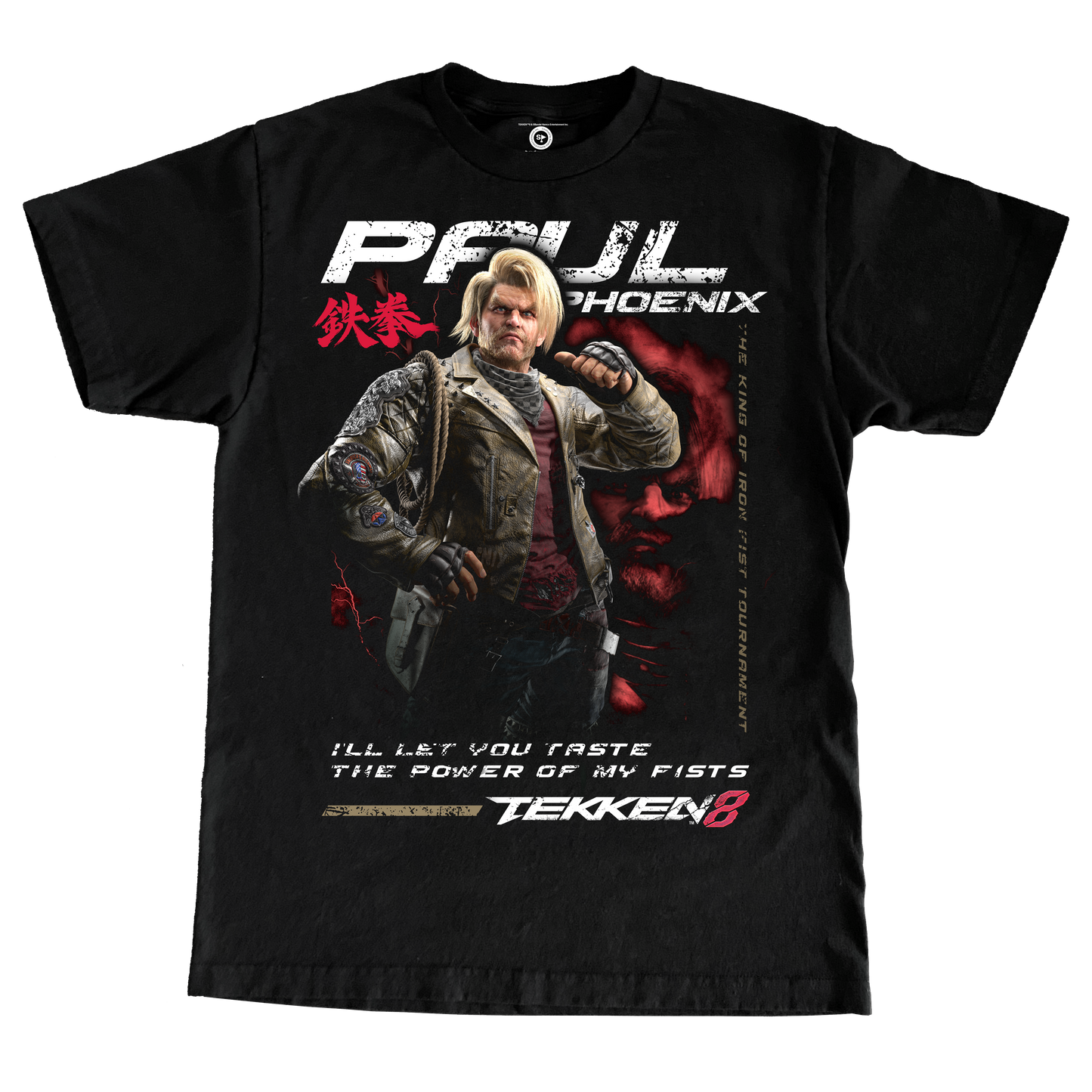 TEKKEN 8 PAUL PHOENIX LARGE PRINT TSHIRT