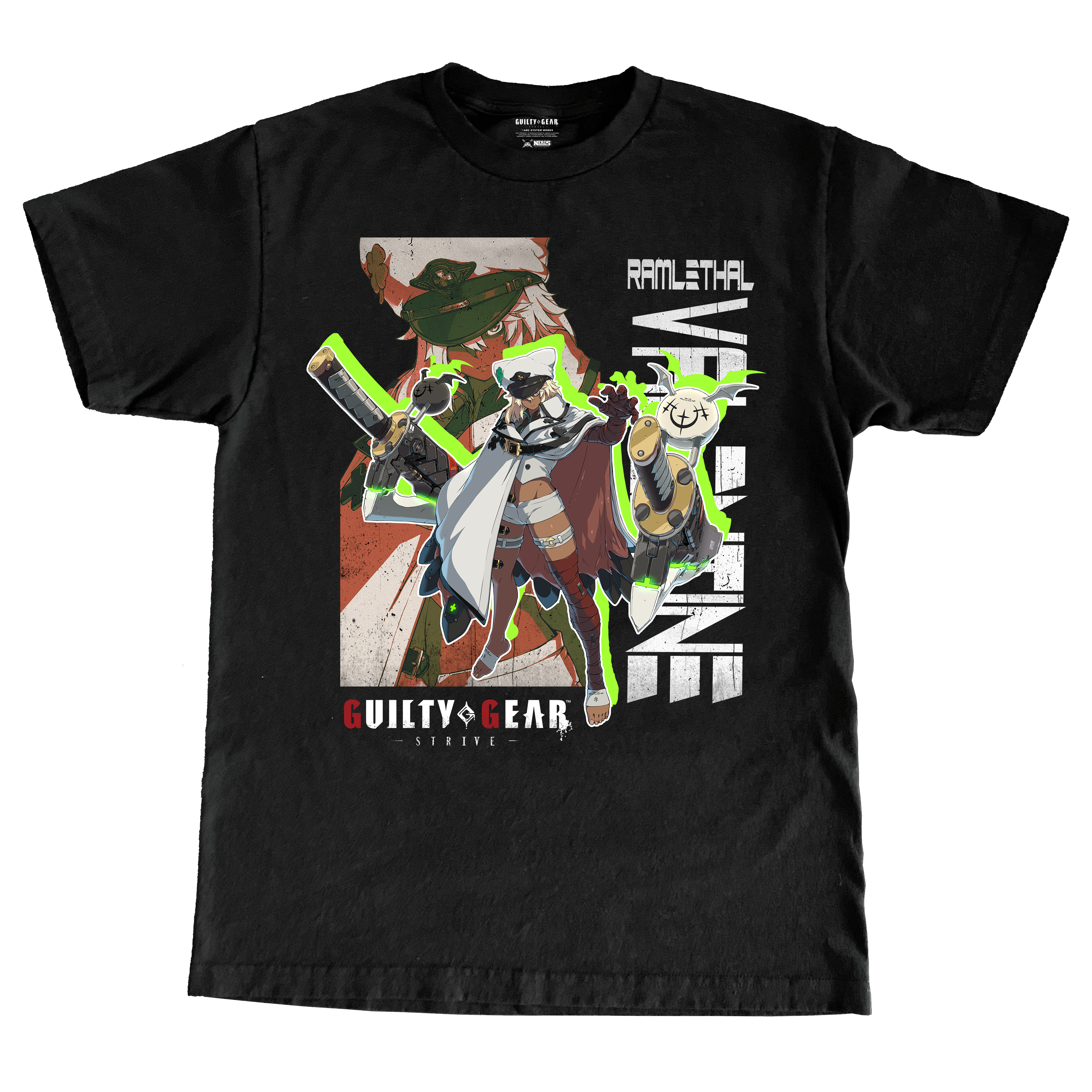 guilty gear ramlethal GUILTY GEAR STRIVE RAMLETHAL VALENTINE TSHIRT – Nerds Clothing
