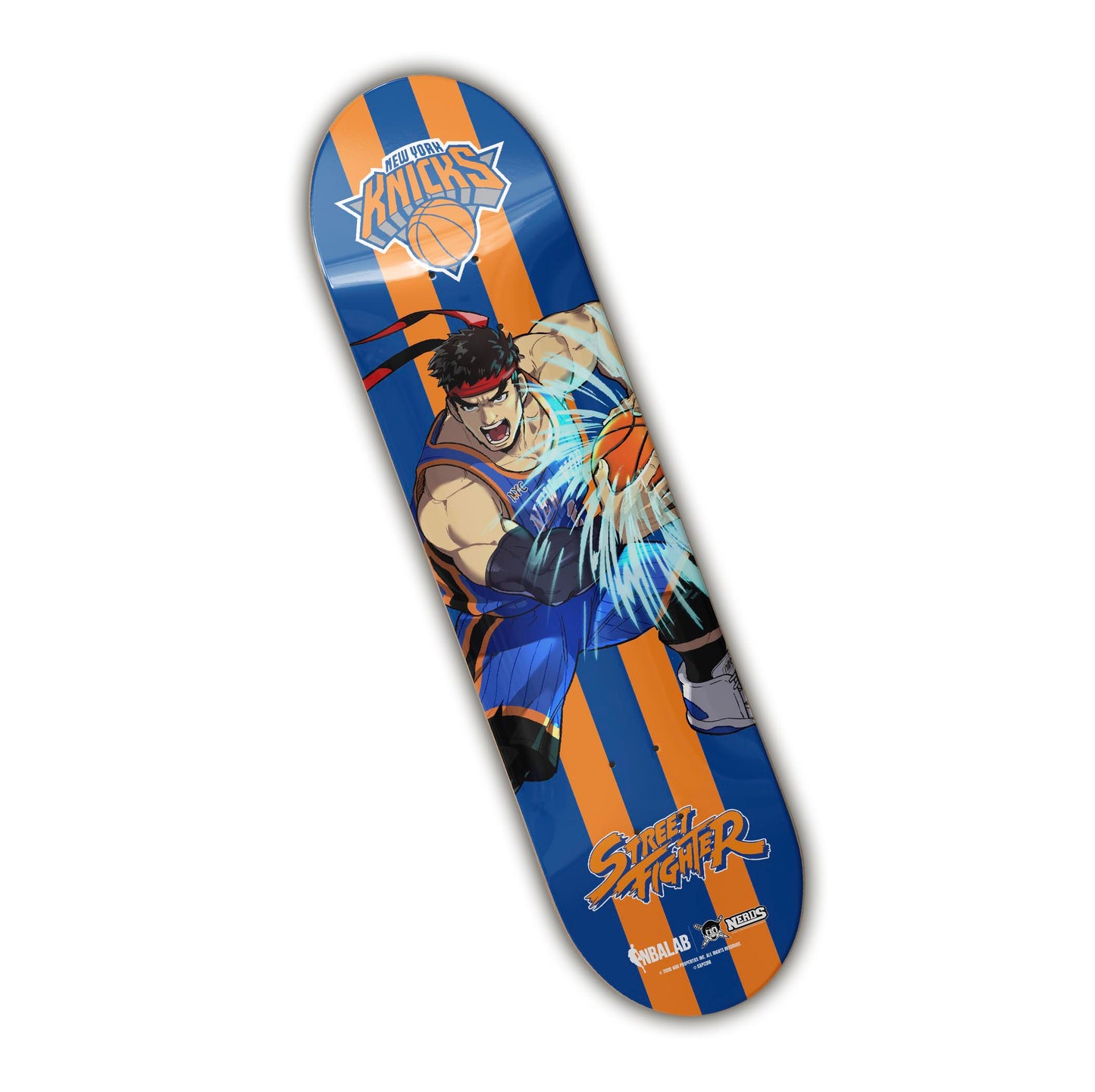 NBALAB x STREET FIGHTER RYU NEW YORK KNICKS SKATEDECK