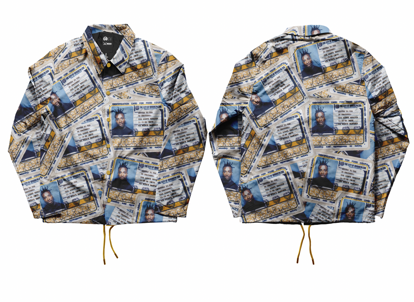 OL' DIRTY BASTARD "ID CARD" COACHES JACKET