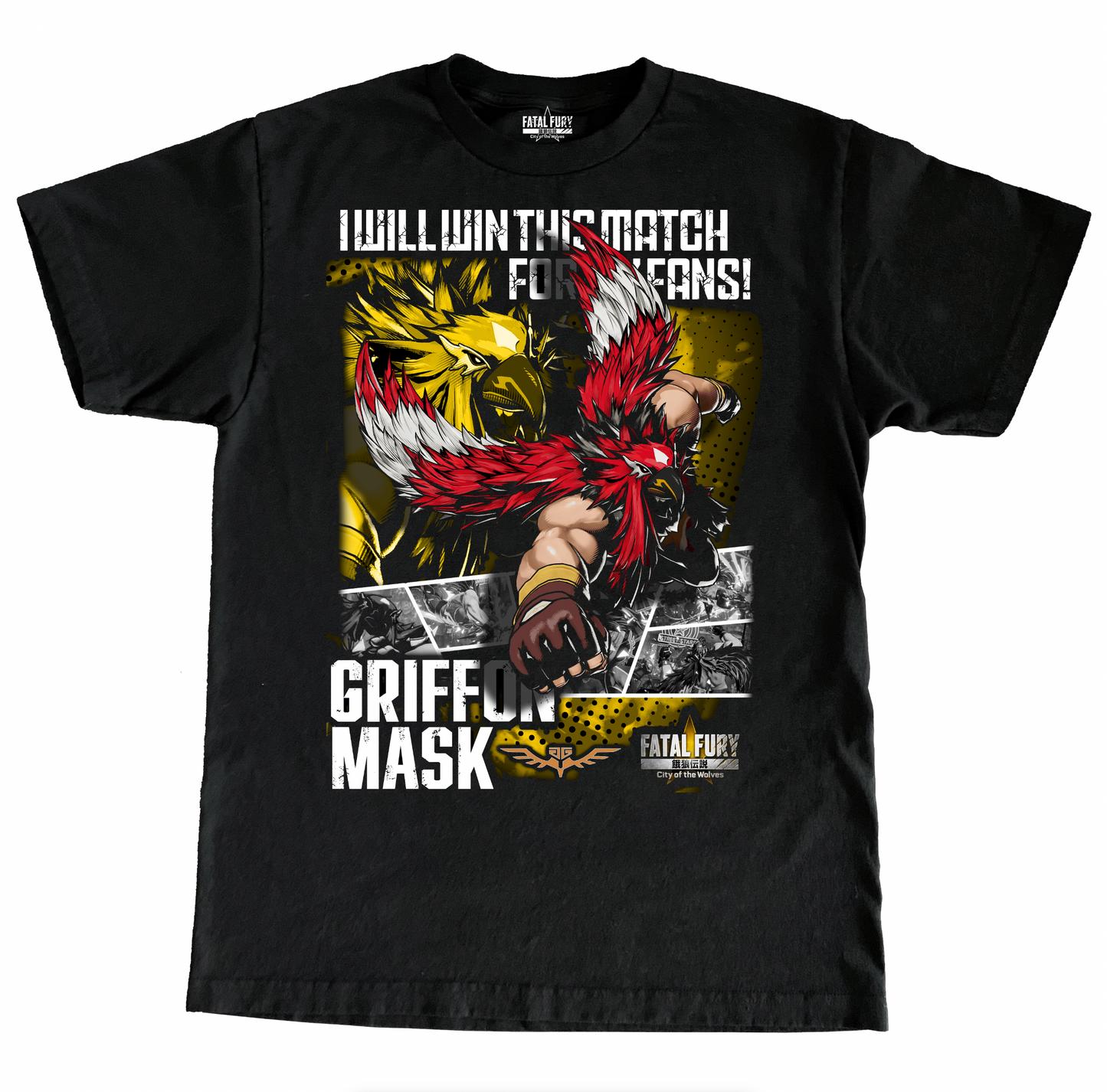 FATAL FURY COTW GRIFFON MASK SHIRT