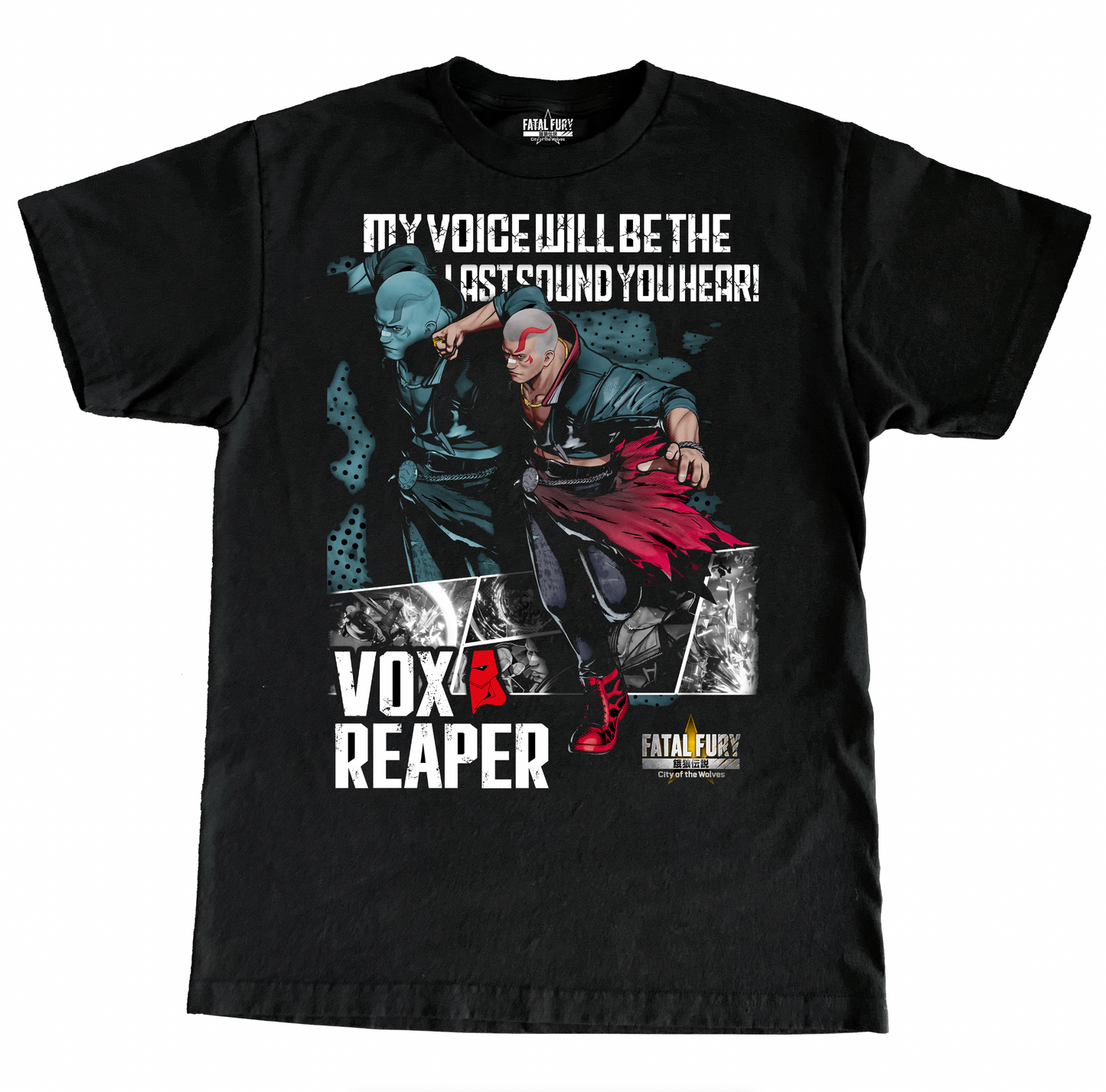 FATAL FURY COTW VOX REAPER SHIRT