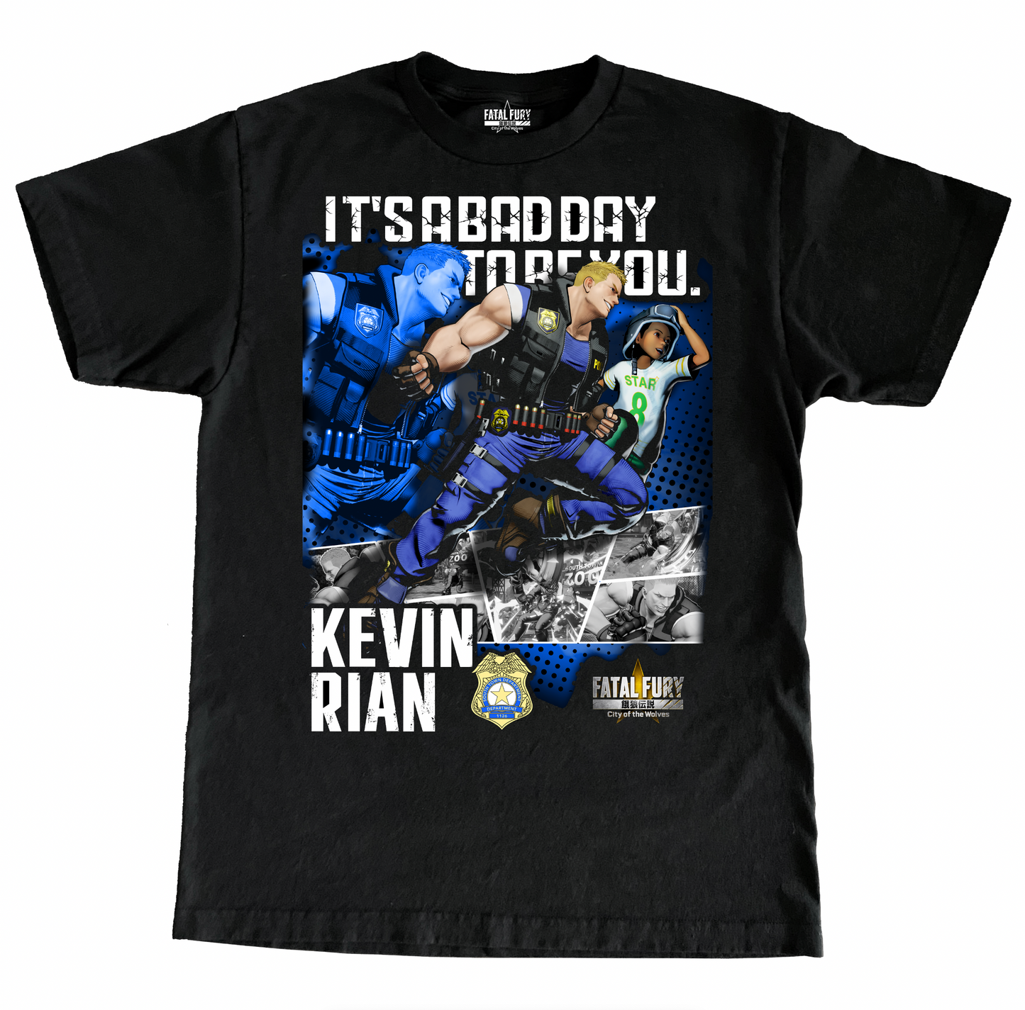 FATAL FURY COTW KEVIN RIAN SHIRT