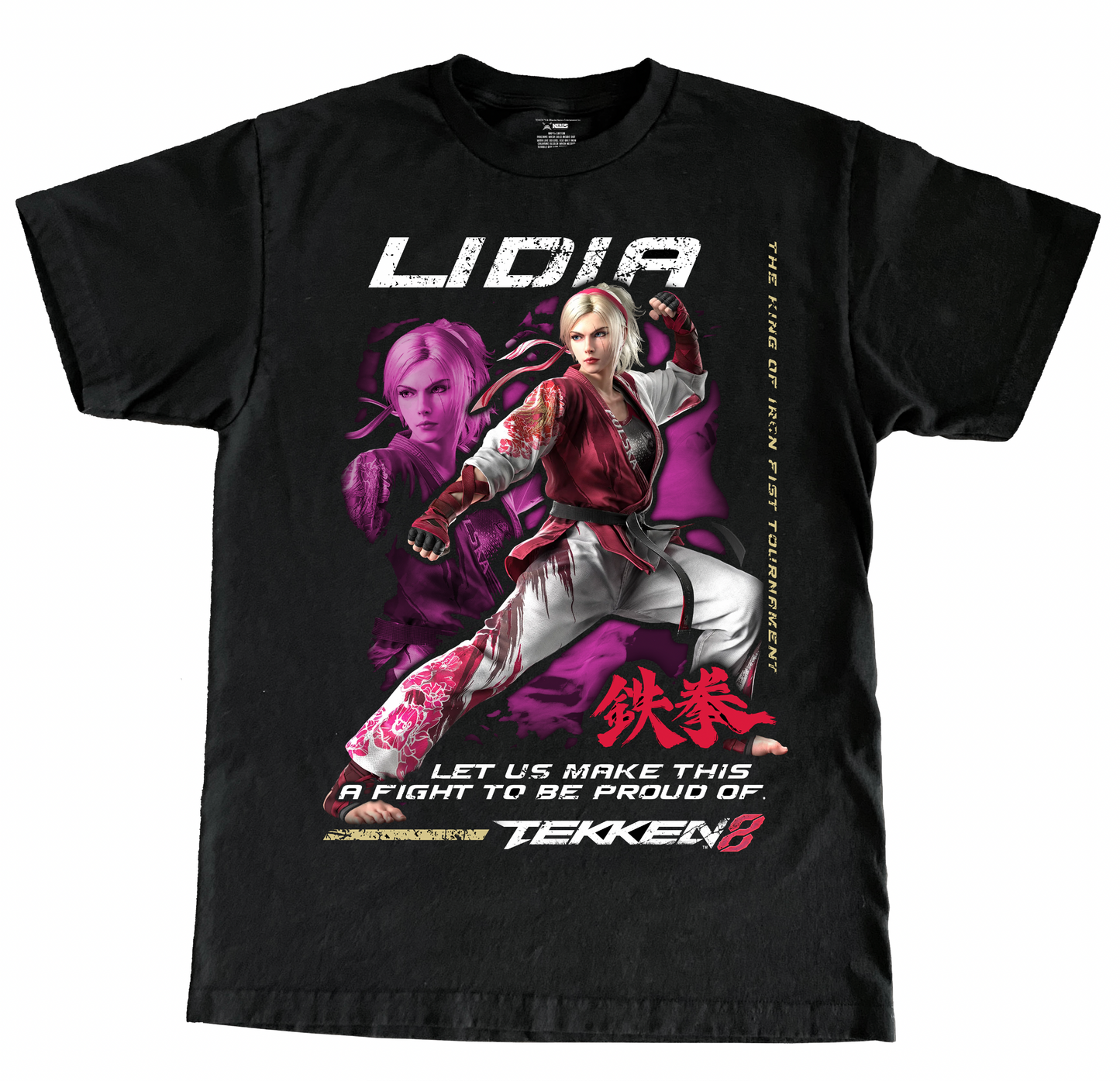 TEKKEN 8 LIDIA LARGE PRINT TSHIRT