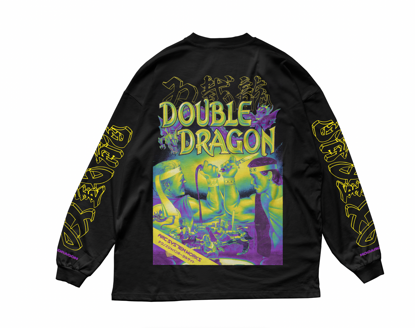 DOUBLE DRAGON BOX ART LONG SLEEVE