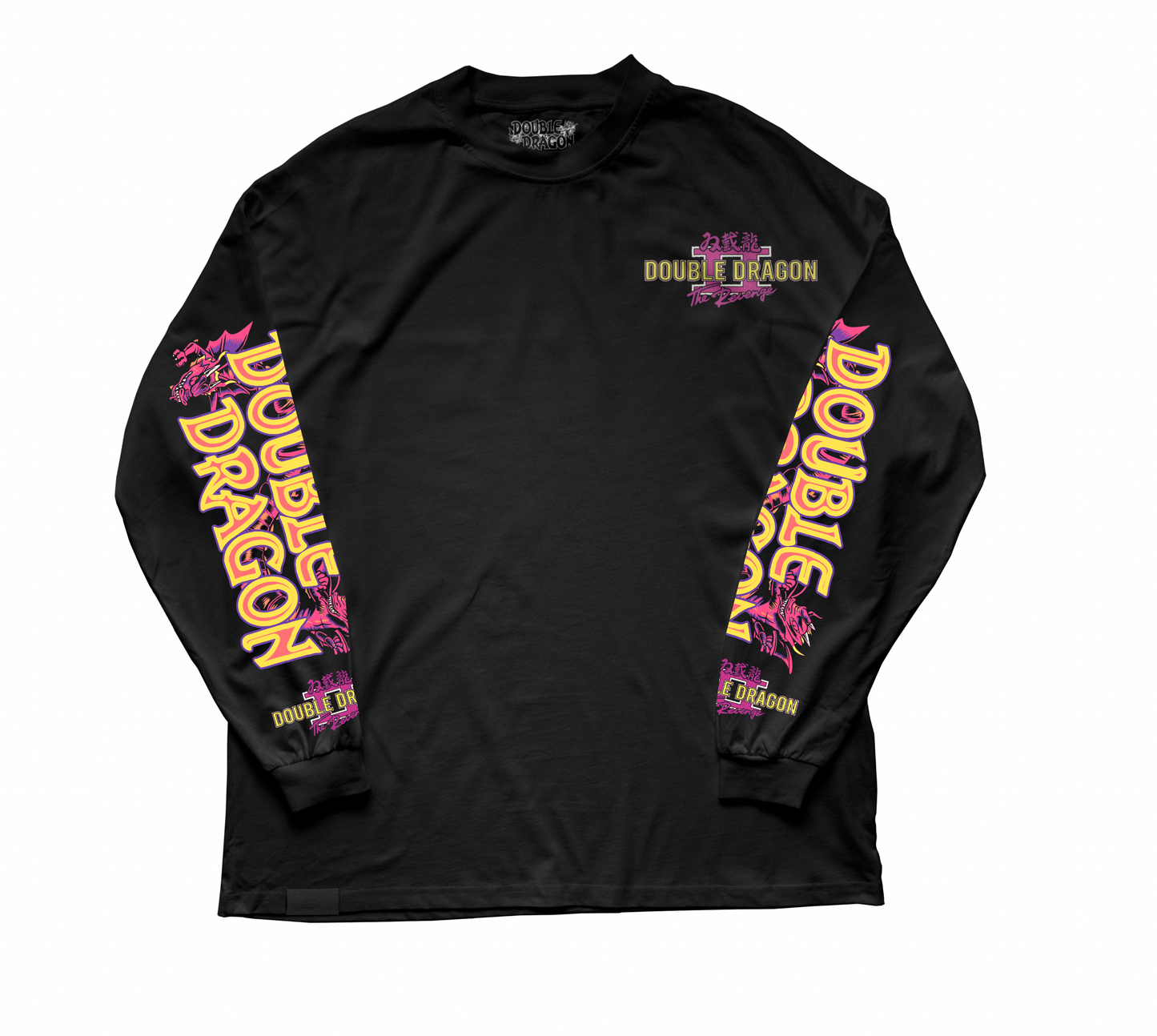 DOUBLE DRAGON II BOX ART LONG SLEEVE
