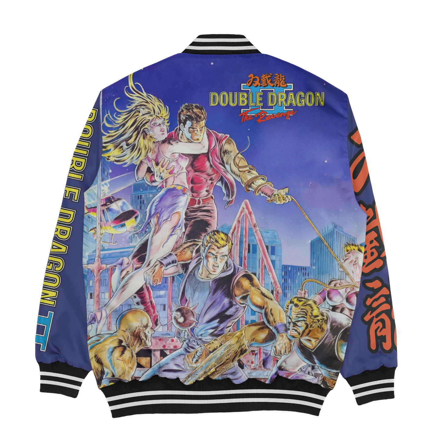 DOUBLE DRAGON II BOX ART LIGHTWEIGHT JACKET (PRE ORDER)