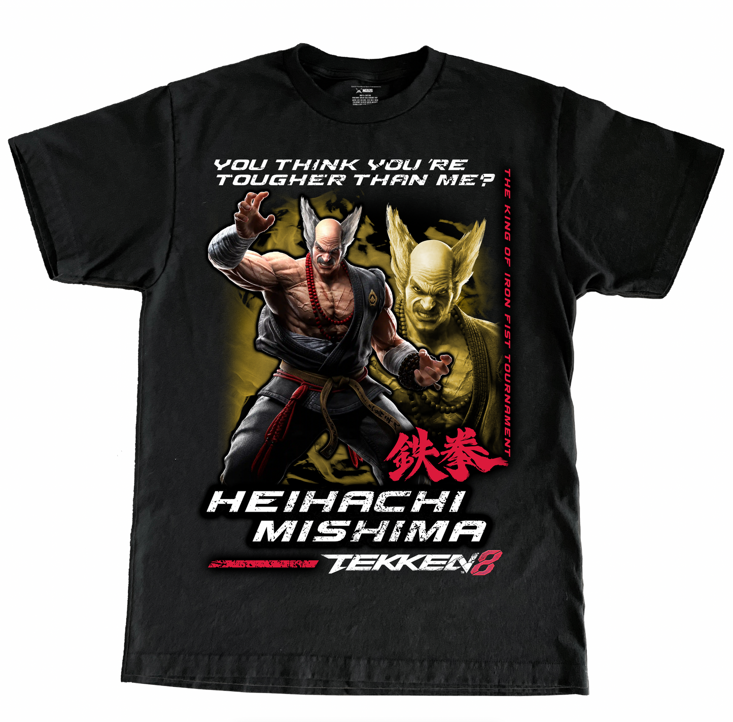 TEKKEN 8 HEIHACHI MISHIMA PRINT TSHIRT