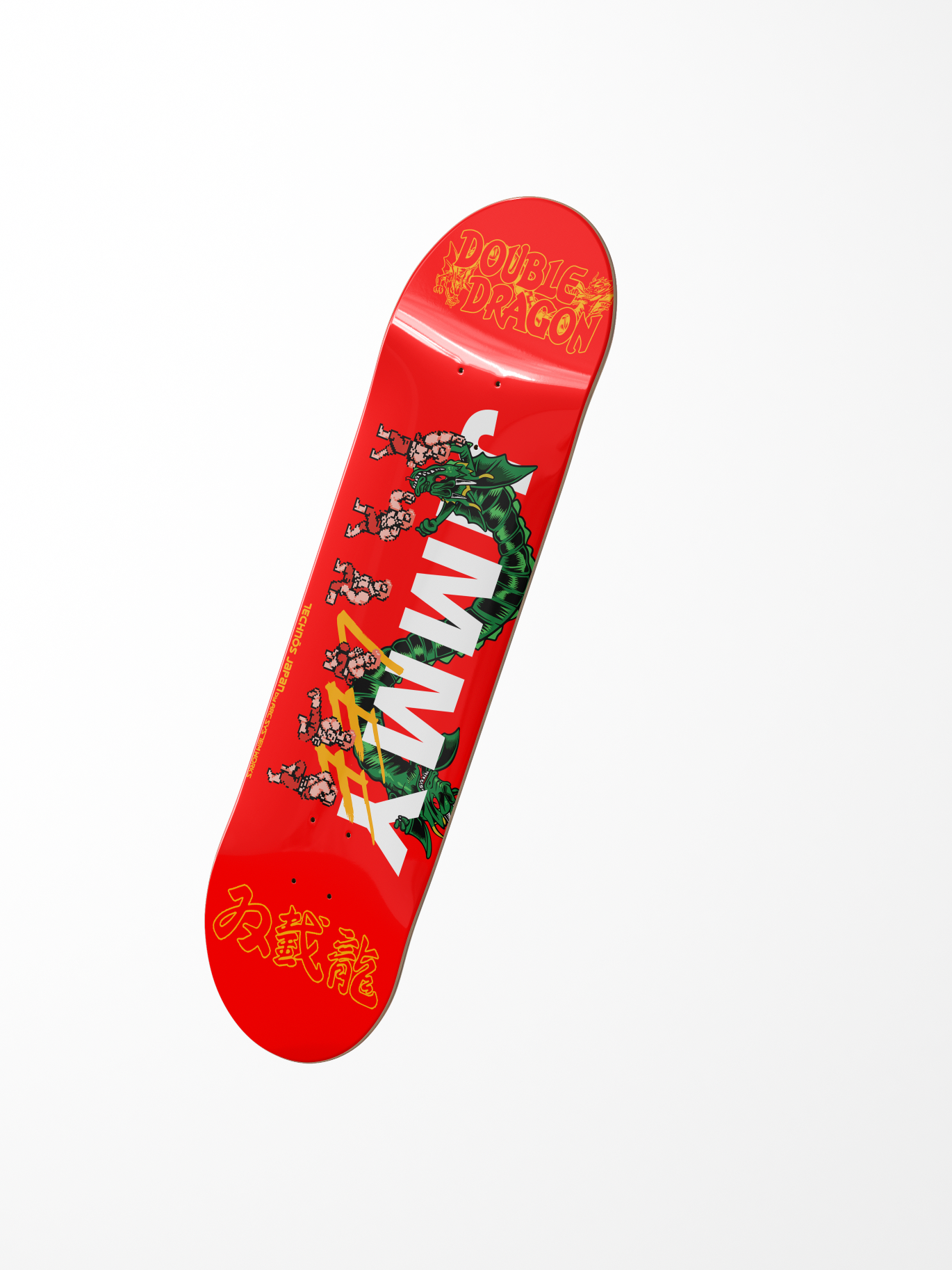 DOUBLE DRAGON JIMMY LEE SKATEBOARD DECK (PRE ORDER)