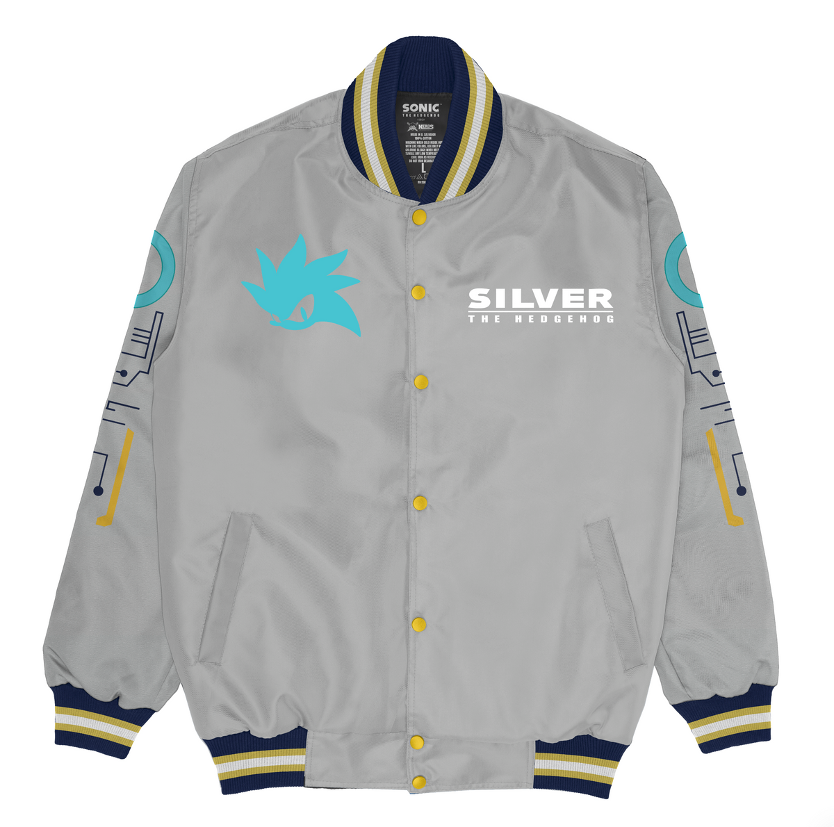 SONIC THE HEDGEHOG SILVER LIGHTWEIGHT JACKET
