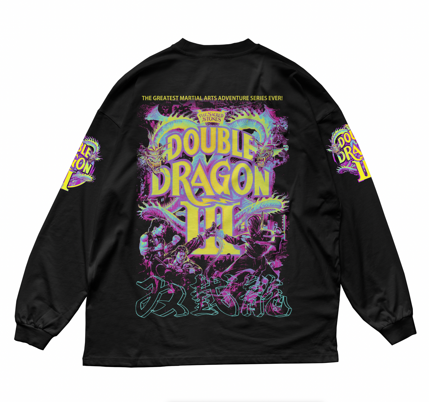 DOUBLE DRAGON III BOX ART LONG SLEEVE