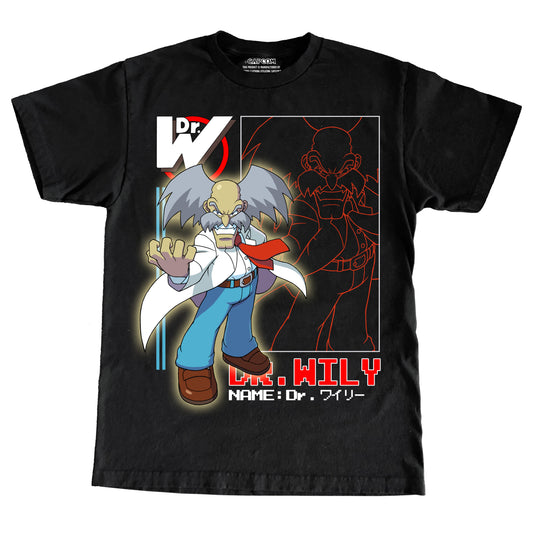 CAPCOM DR. WILY LARGE PRINT TEE