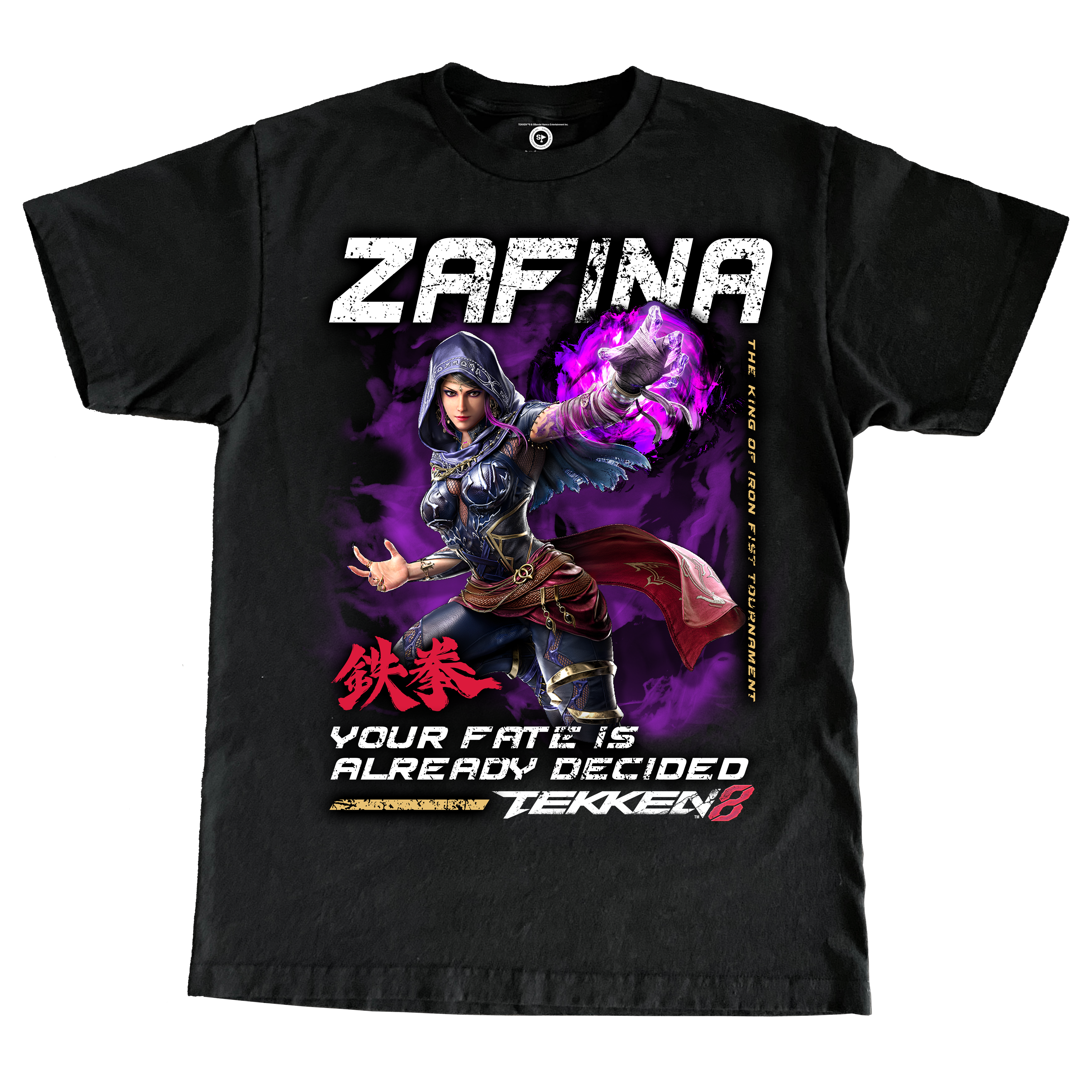 TEKKEN 8 ZAFINA LARGE PRINT TSHIRT – Nerds Clothing TEKKEN 8 ZAFINA LARGE PRINT TSHIRT – Nerds Clothing