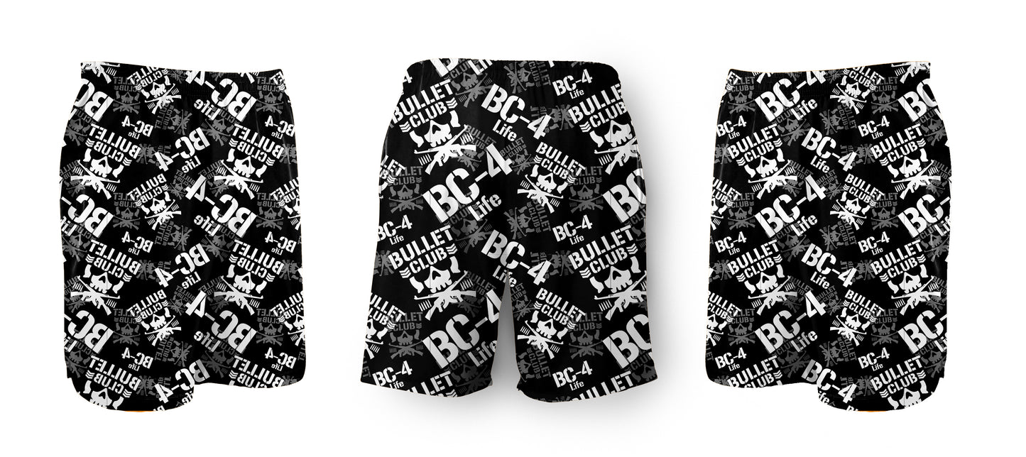 NJPW BULLET CLUB MESH SHORTS (PRE ORDER)