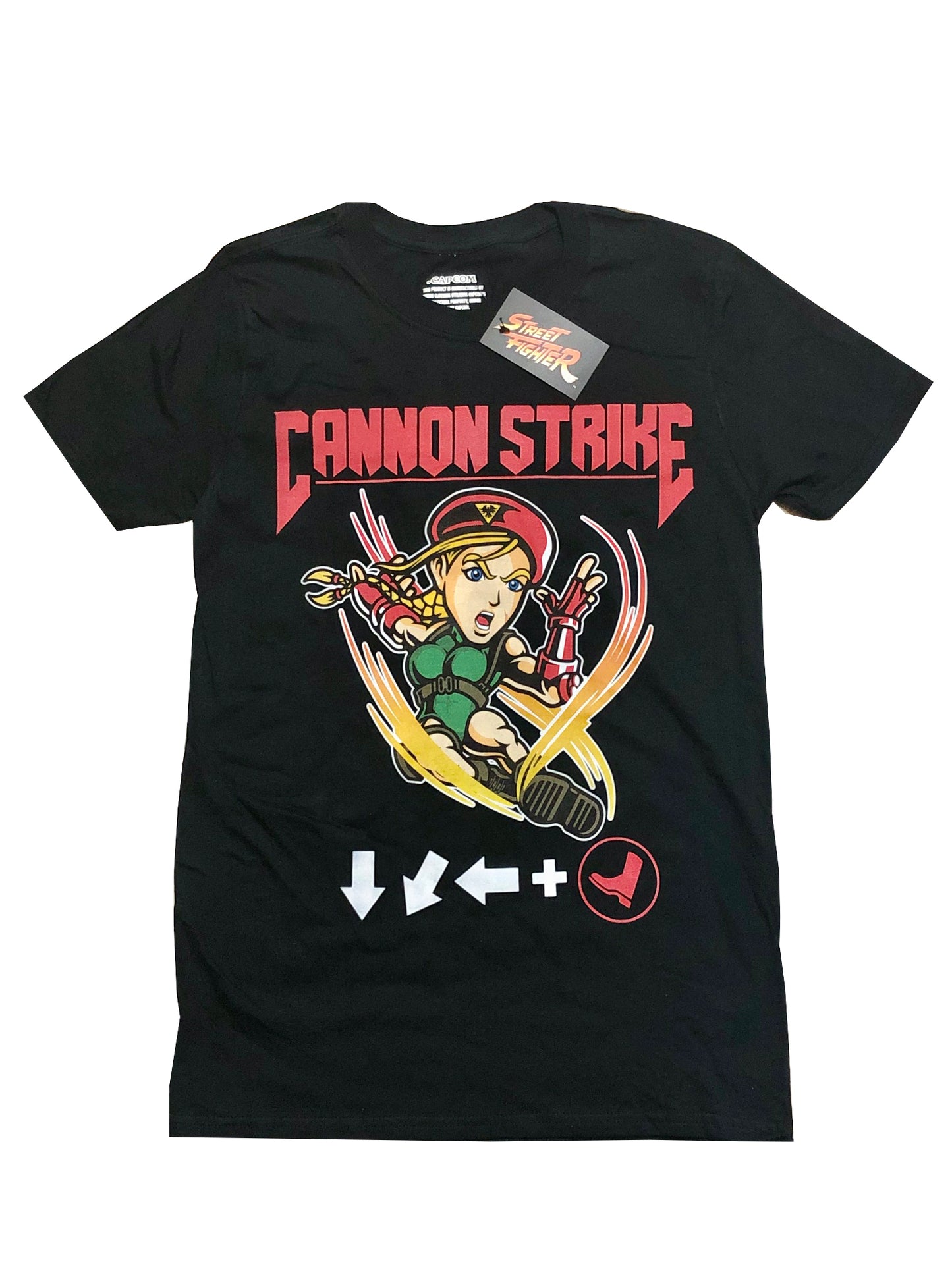CAPCOM STREET FIGHTER CAMMY MOVE SET TEE