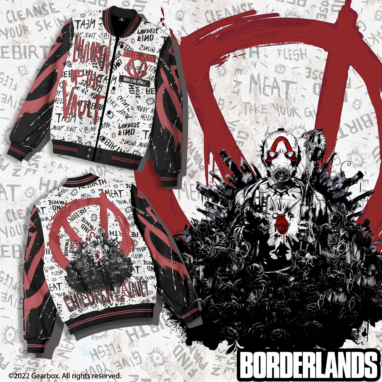 BORDERLANDS COV SATIN JACKET