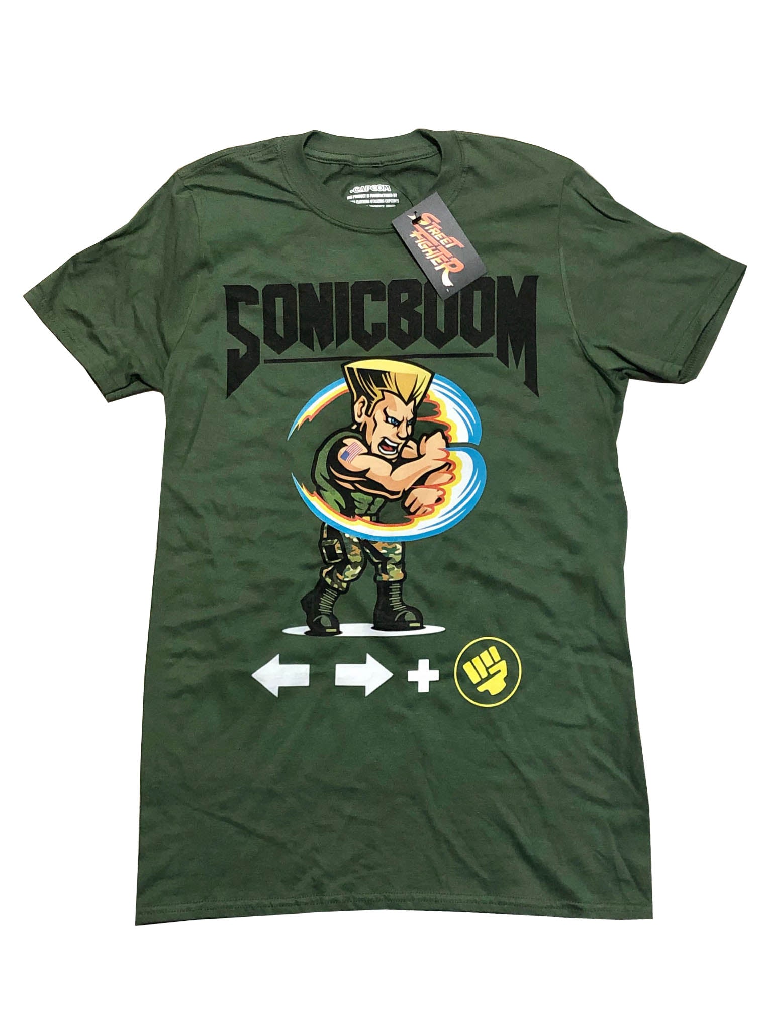 CAPCOM STREET FIGHTER GUILE MOVE SET TEE – Nerds Clothing