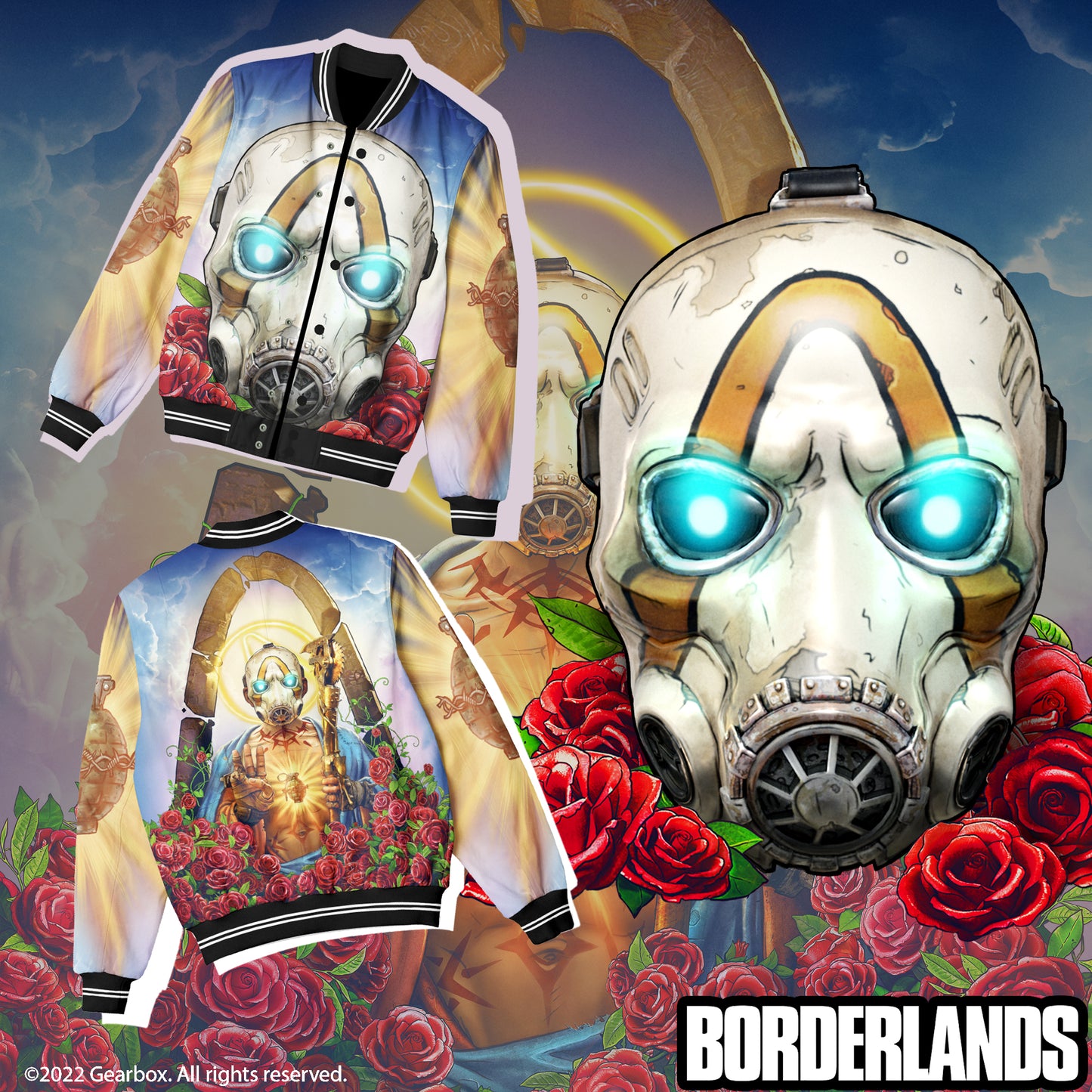 BORDERLANDS PSYCHO SATIN JACKET