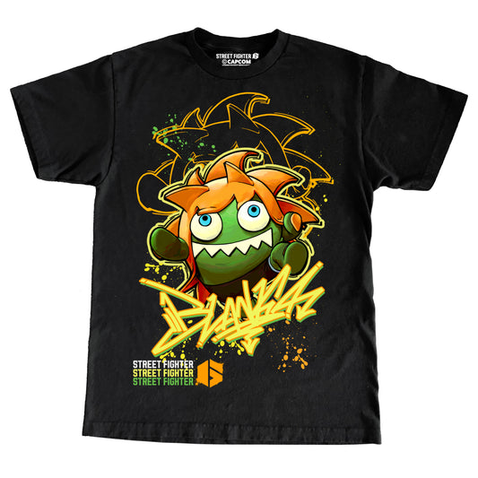 CAPCOM SF6  BLANKA "OVERSIZED PRINT" SHIRT