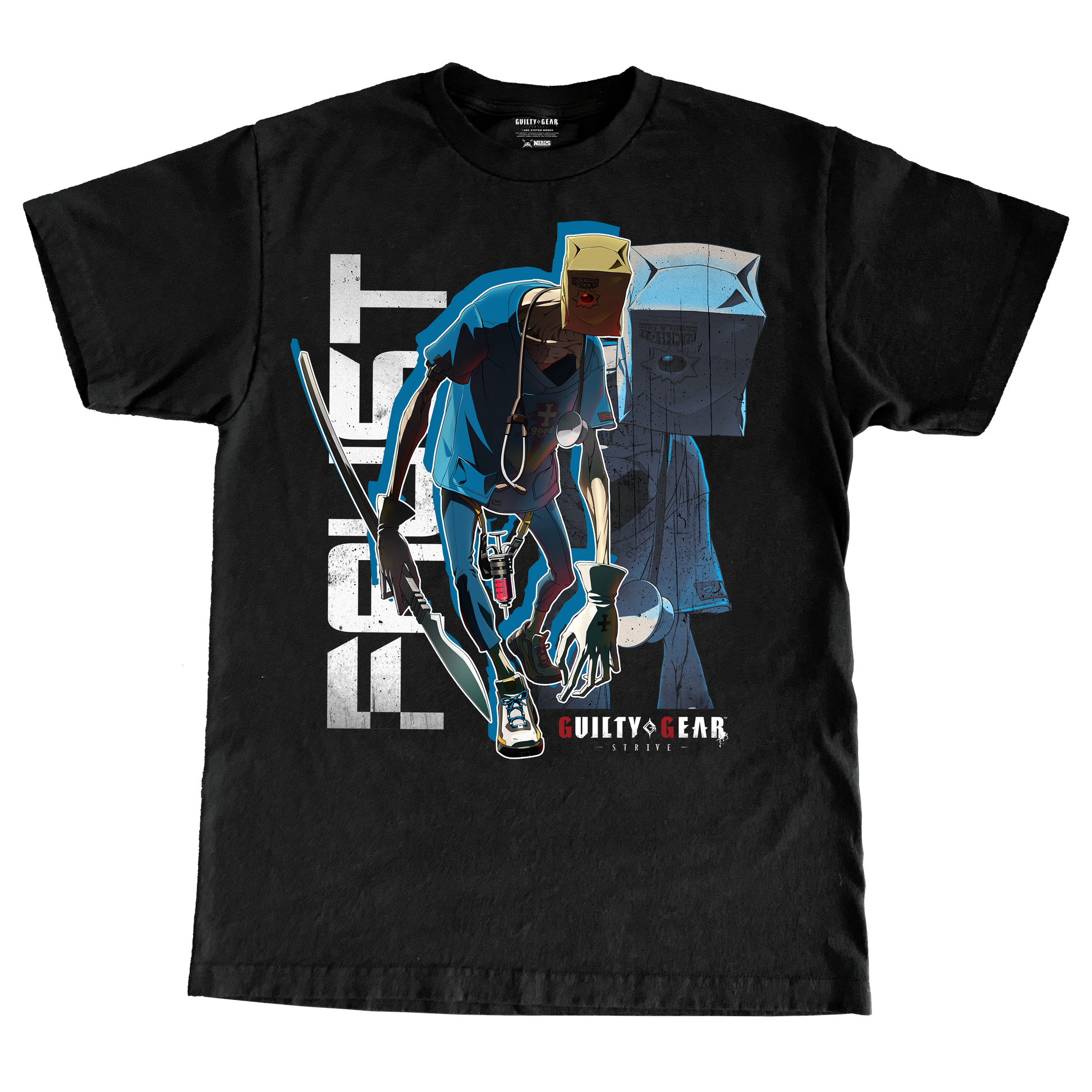 guilty gear shirt GUILTY GEAR STRIVE FAUST TSHIRT