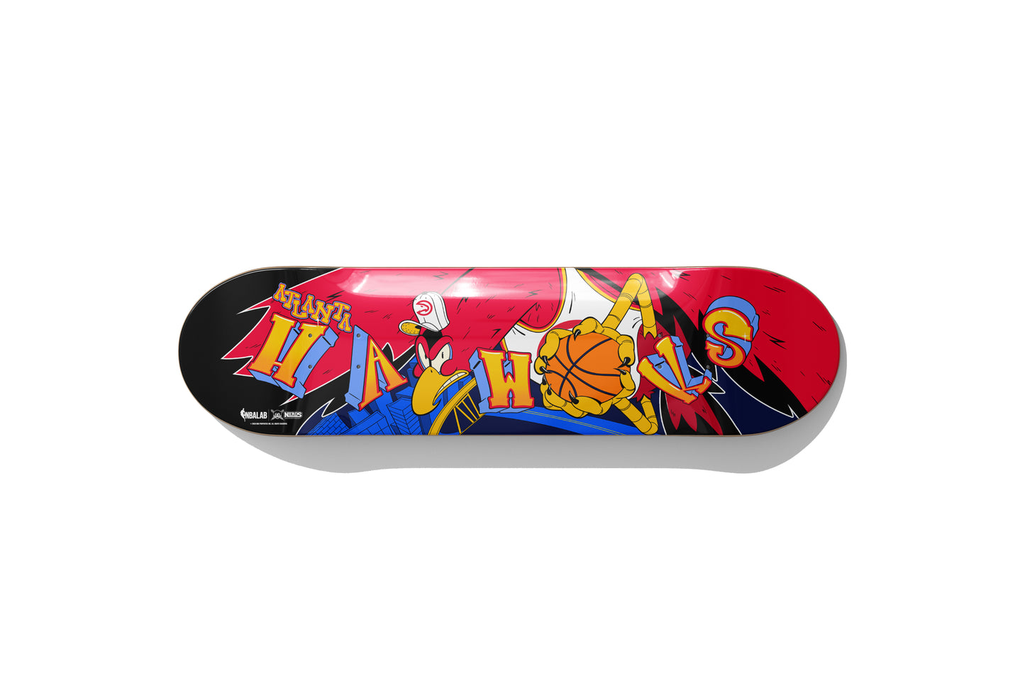 NBALAB ATLANTA HAWKS CARTOON SKATEDECK