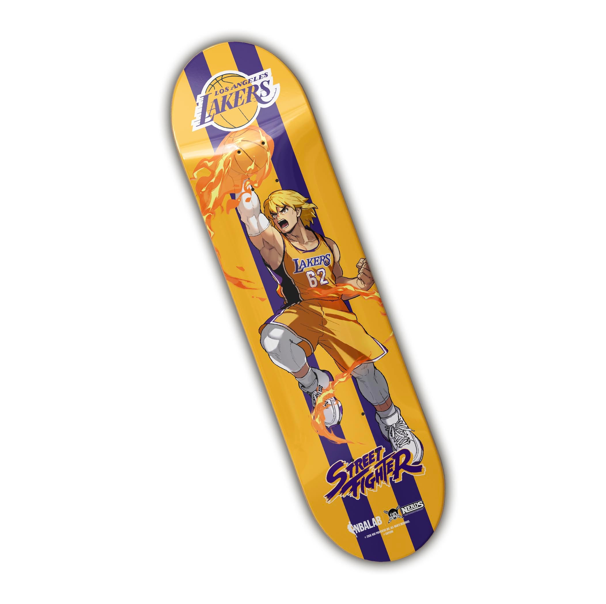 Lakers スケートボード SHOWGEKI SKATEBOARDS LAKERS 145 7.5 x 31.125 スケートボード
