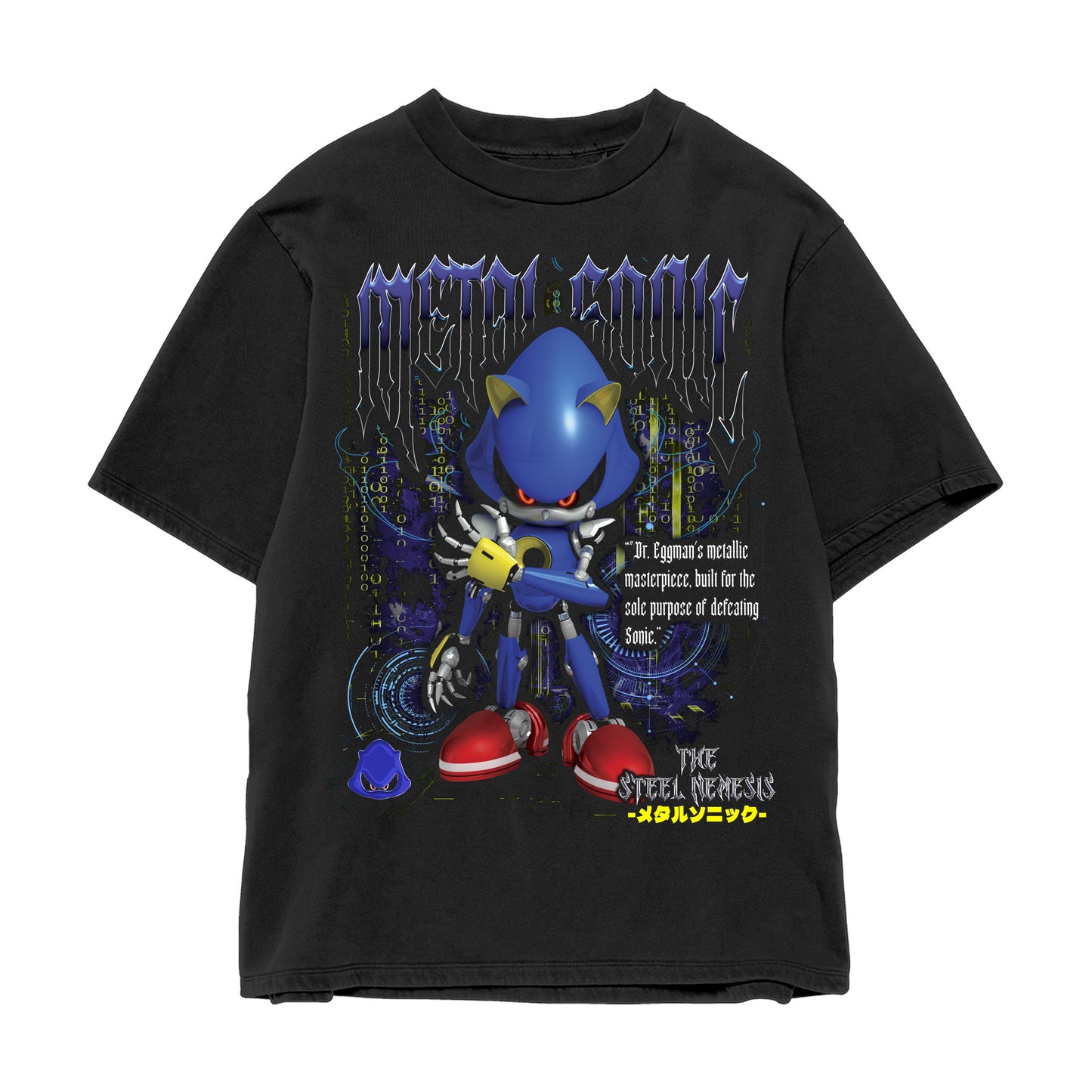 SONIC THE HEDGEHOG METAL SONIC JUMBO PRINT SHIRT