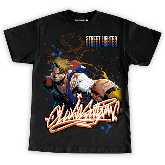 CAPCOM SF6 LUKE "OVERSIZED PRINT" SHIRT