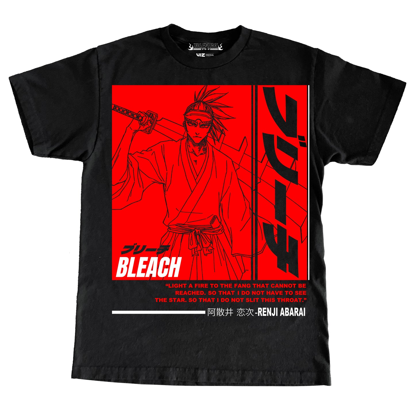 BLEACH RENJI ABARAI TSHIRT