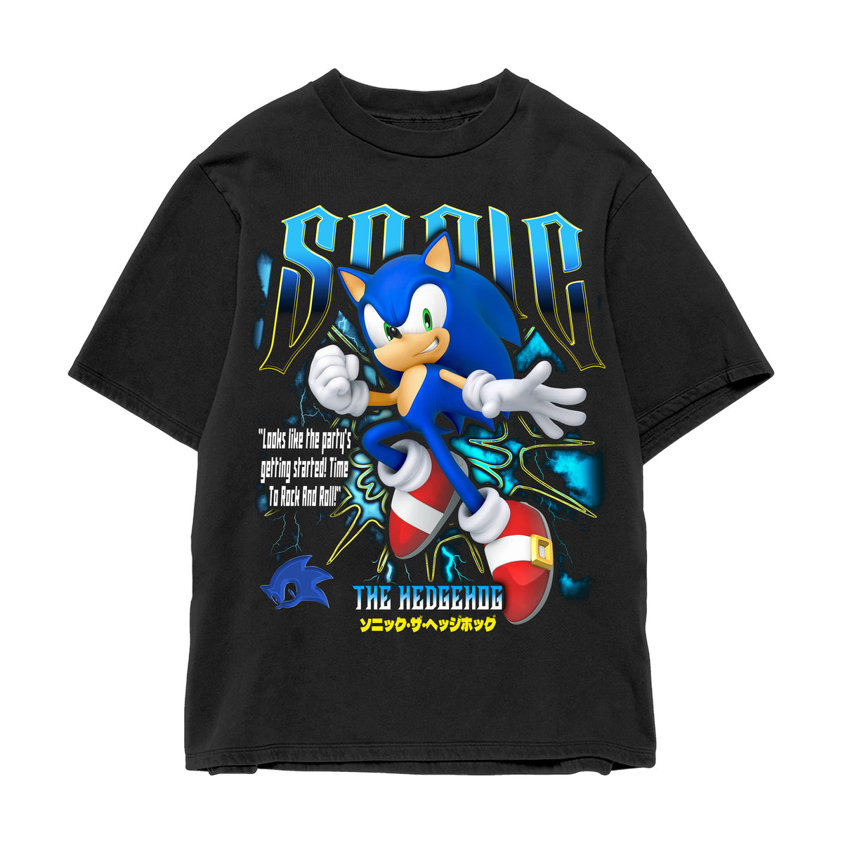 SONIC THE HEDGEHOG JUMBO PRINT SHIRT