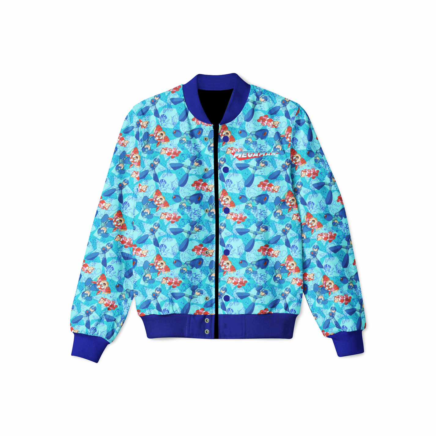 MEGAMAN PATTERN JACKET Nerds Clothing