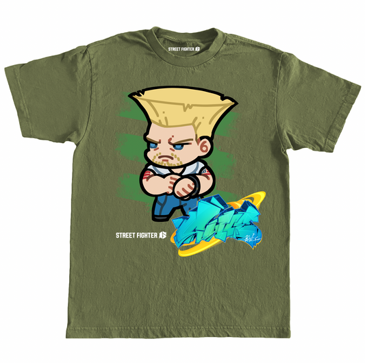 CAPCOM SF6 GUILE "CHIBI" SHIRT