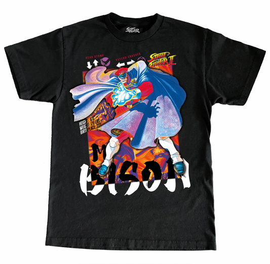 CAPCOM STREET FIGHTER II M. BISON JUMBO PRINT SHIRT
