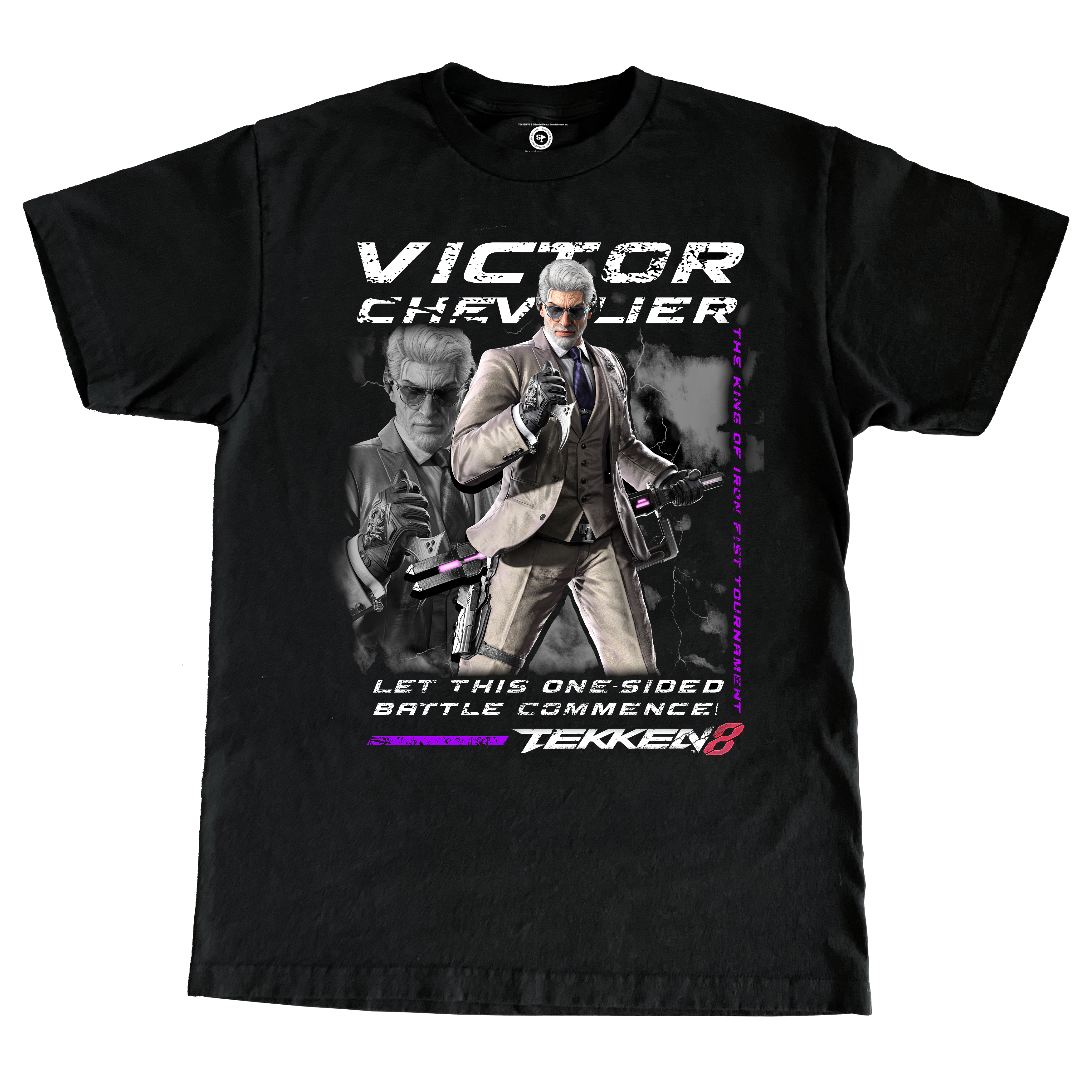 TEKKEN 8 VICTOR CHEVALIER LARGE PRINT TSHIRT – Nerds Clothing