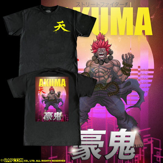 CAPCOM STREET FIGHTER AKUMA TSHIRT