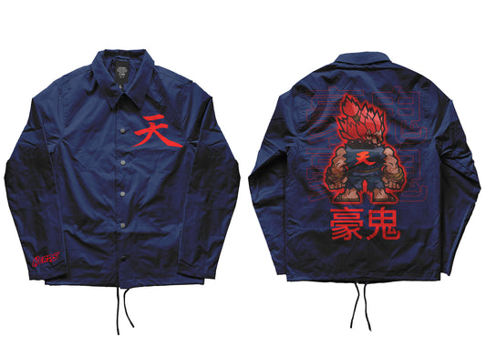 CAPCOM STREET FIGHTER AKUMA COACHES JACKET